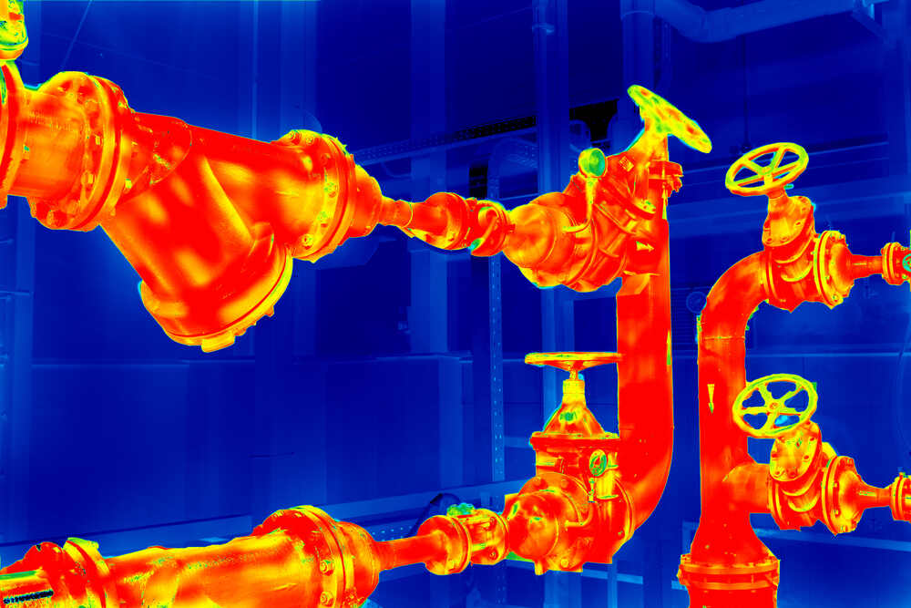 pipeline without thermal insulation