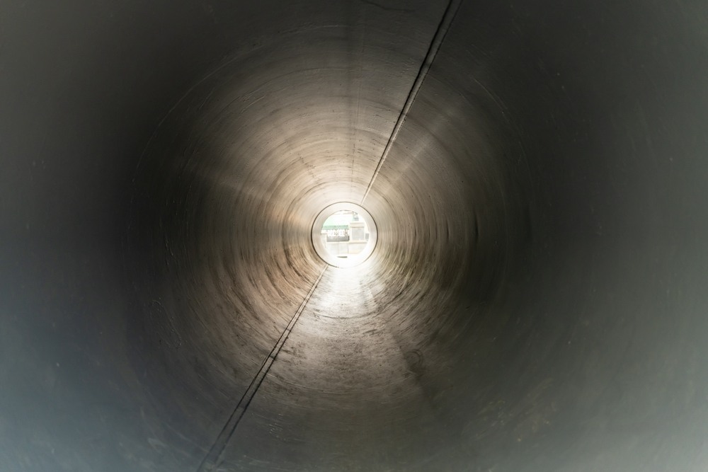 cured-in-place pipe interior